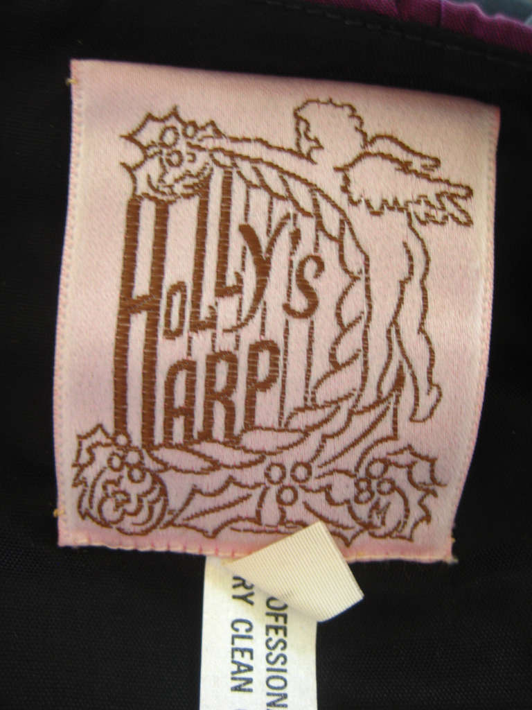 1970s Holly's Harp Nymph Label Peplum Jacket For Sale 3