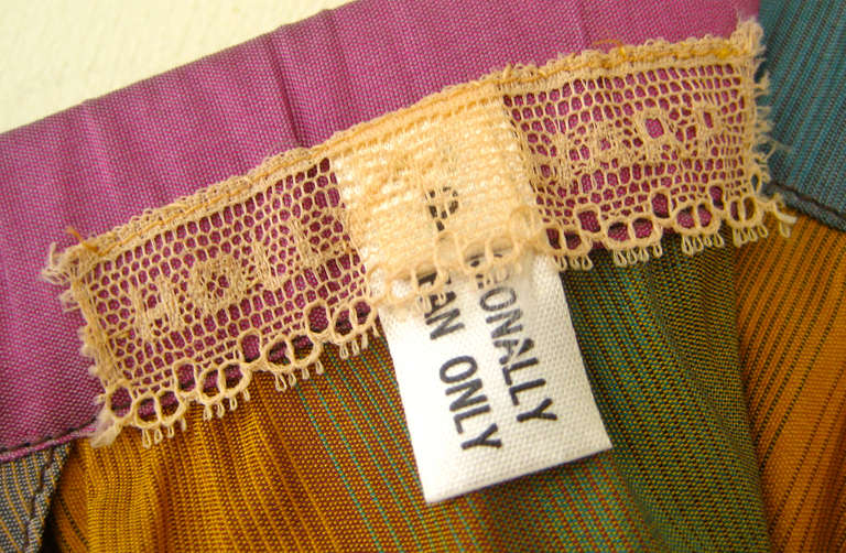 Women's 1980s Holly Harp Silk Taffeta Circle Skirt