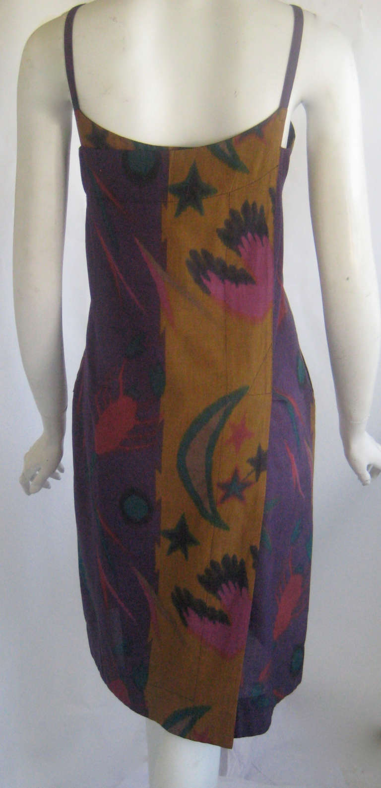 1979 Issey Miyake Cotton Wrap Dress For Sale 1