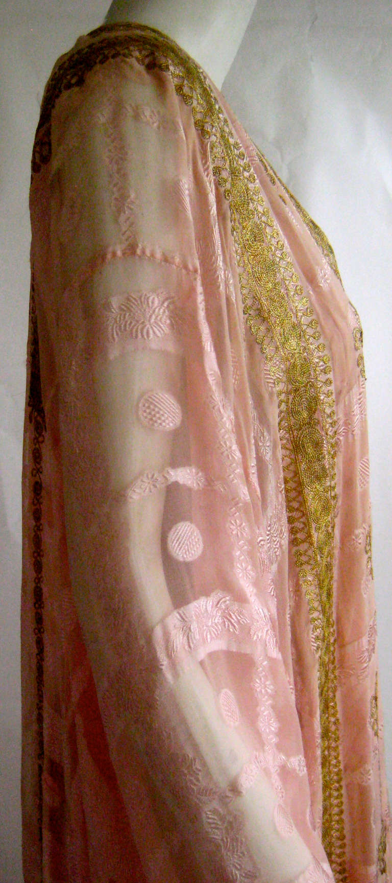 Art Deco Silk And Brocade Caftan 3