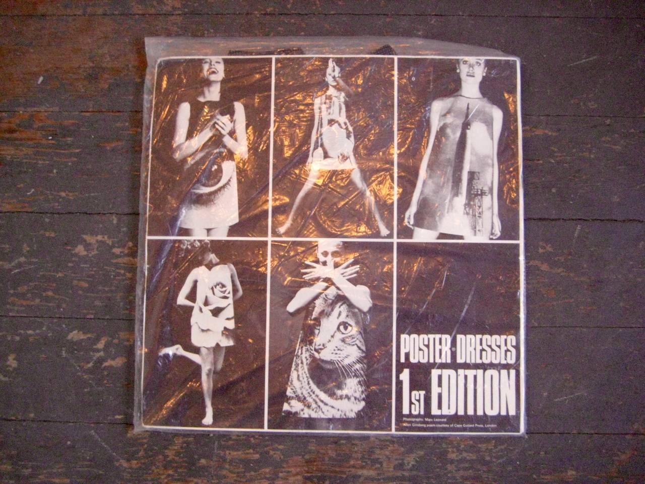 1968 Harry Gordon Rose Poster Dress For Sale 5