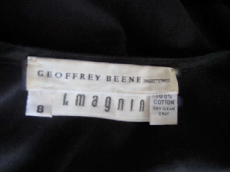 1980s Geoffrey Beene Little Black Dress For Sale 1