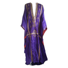 Vintage Exceptional Unworn Mid Century Silk Caftan