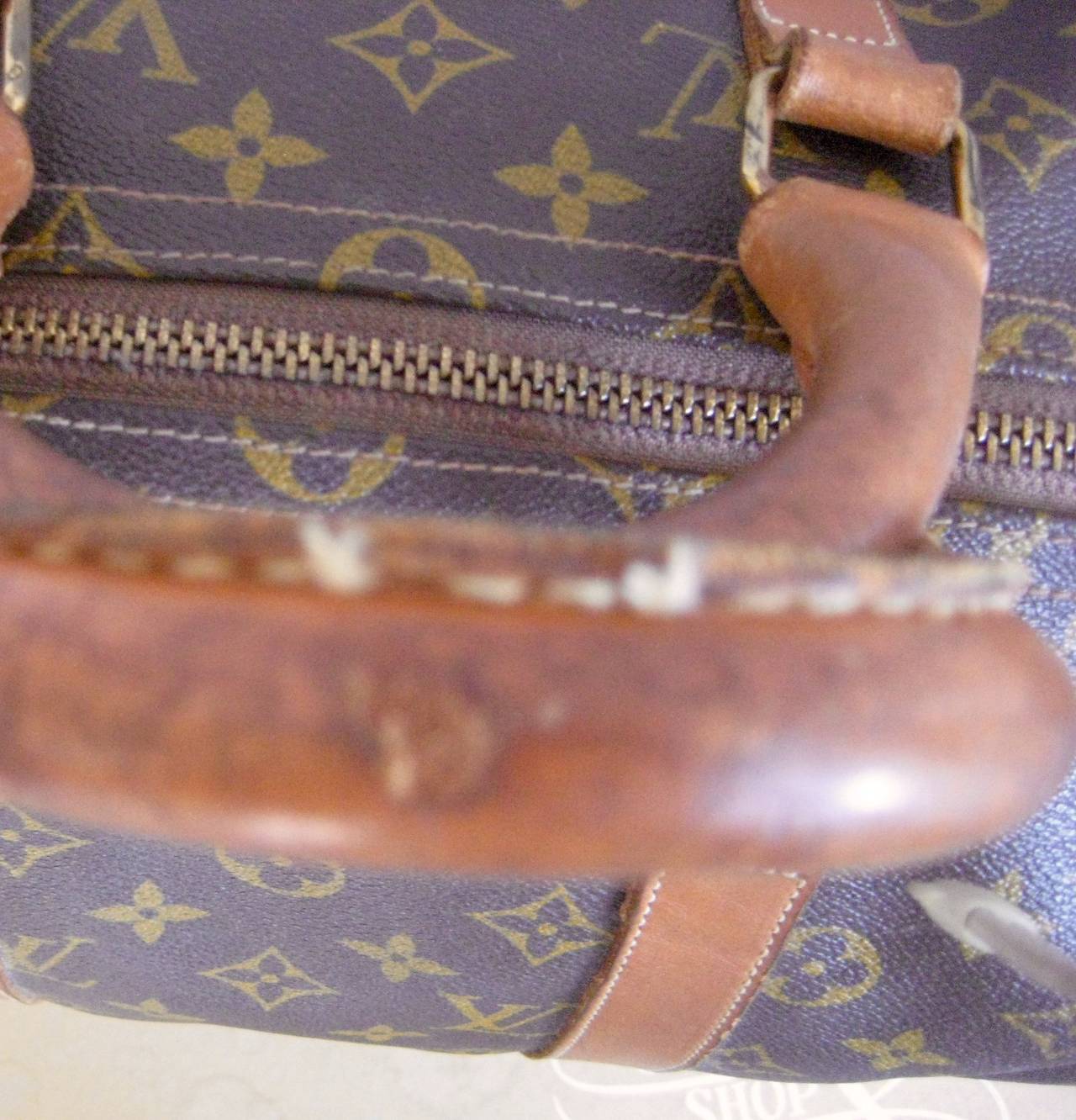 1970s Louis Vuitton French Company Keep All 45 Duffle Bag 5