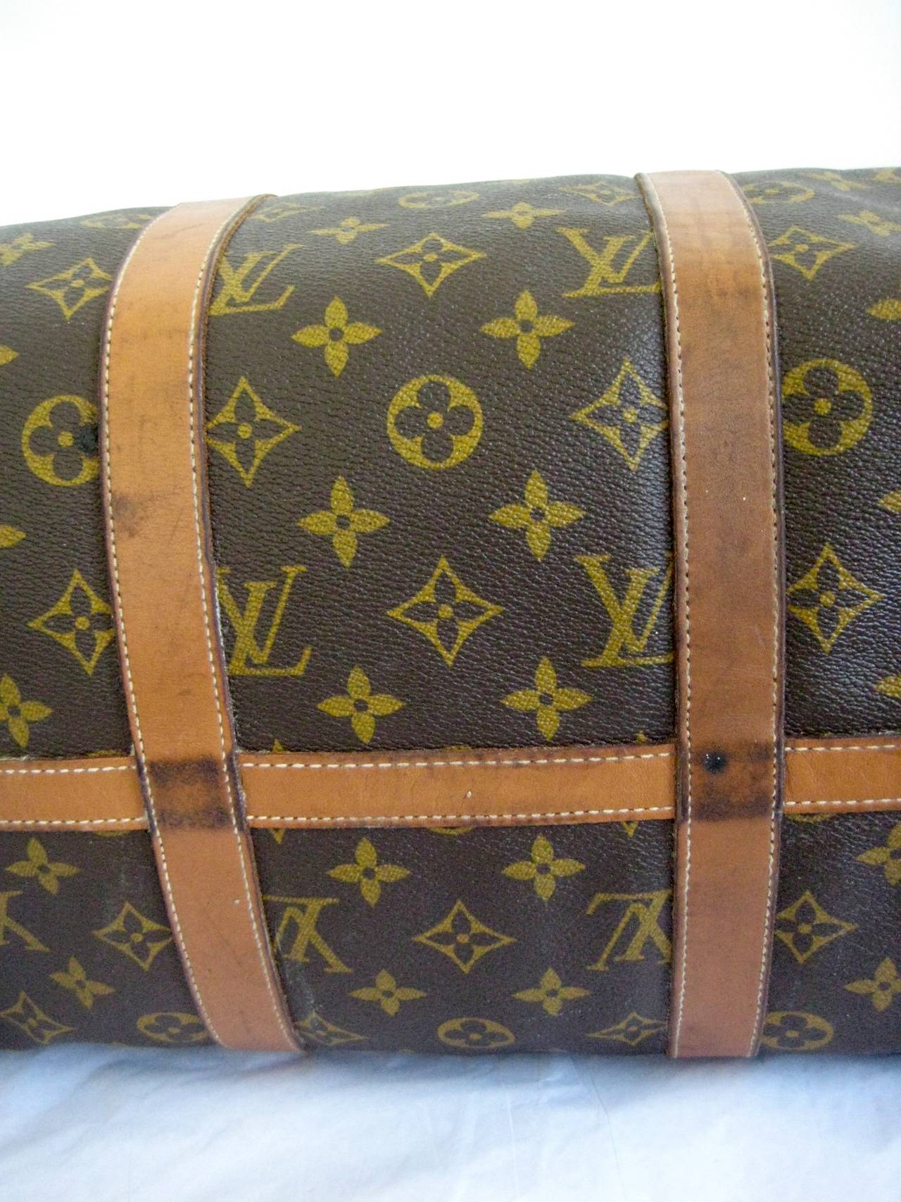 1970s Louis Vuitton French Company Keep All 45 Duffle Bag 2
