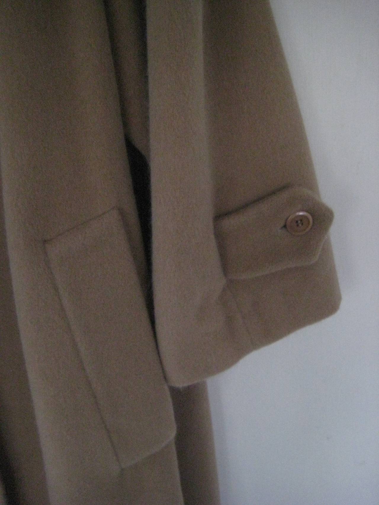 Moschino Couture Cashmere Coat In Excellent Condition In Chicago, IL