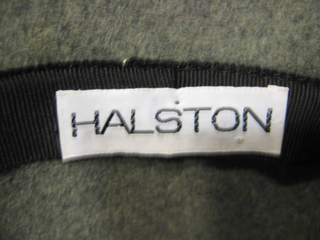 1960s Halston Wool Felt Fedora 2