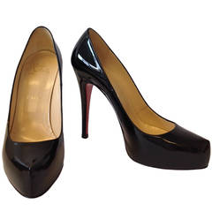 Christian Louboutin Rolando 120mm Black Patent Leather