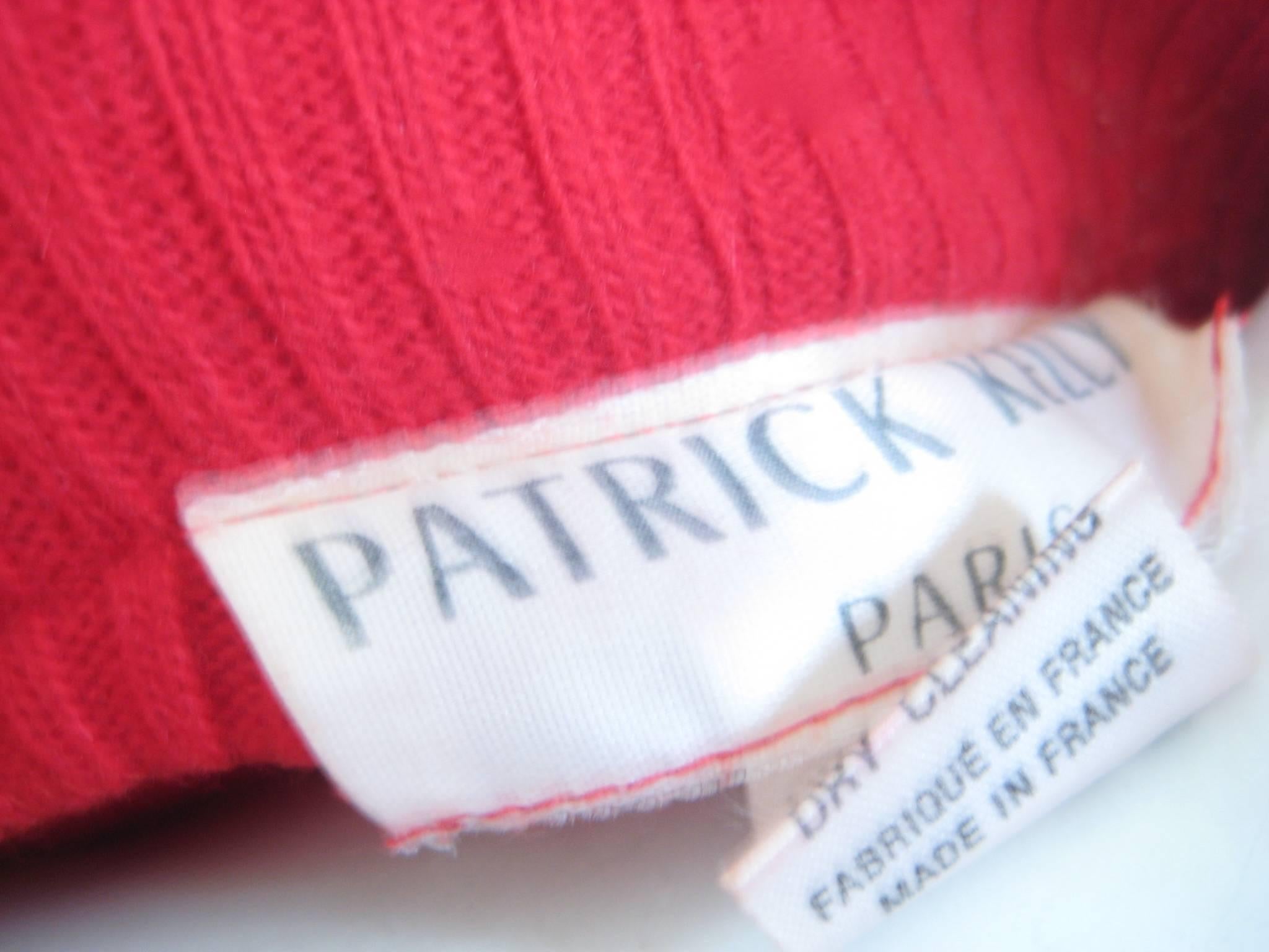 Rare 1980s Patrick Kelly Button Sweater Ensemble  For Sale 4