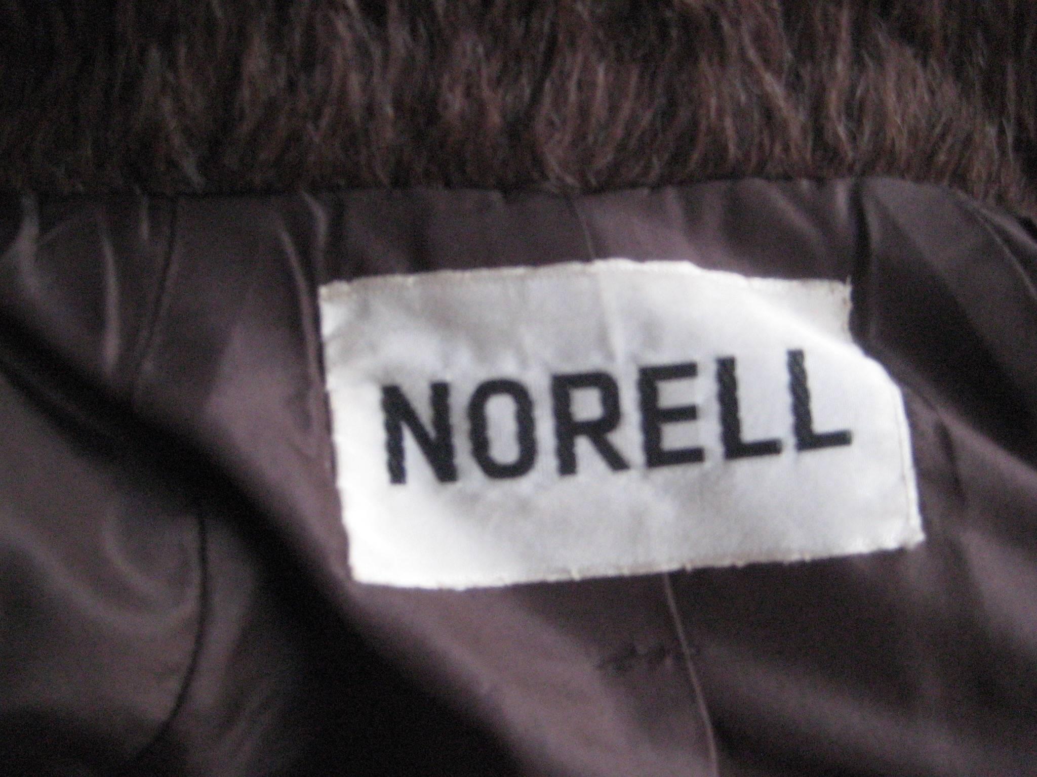 1960s Norman Norell Alpaca Wrap Coat 1
