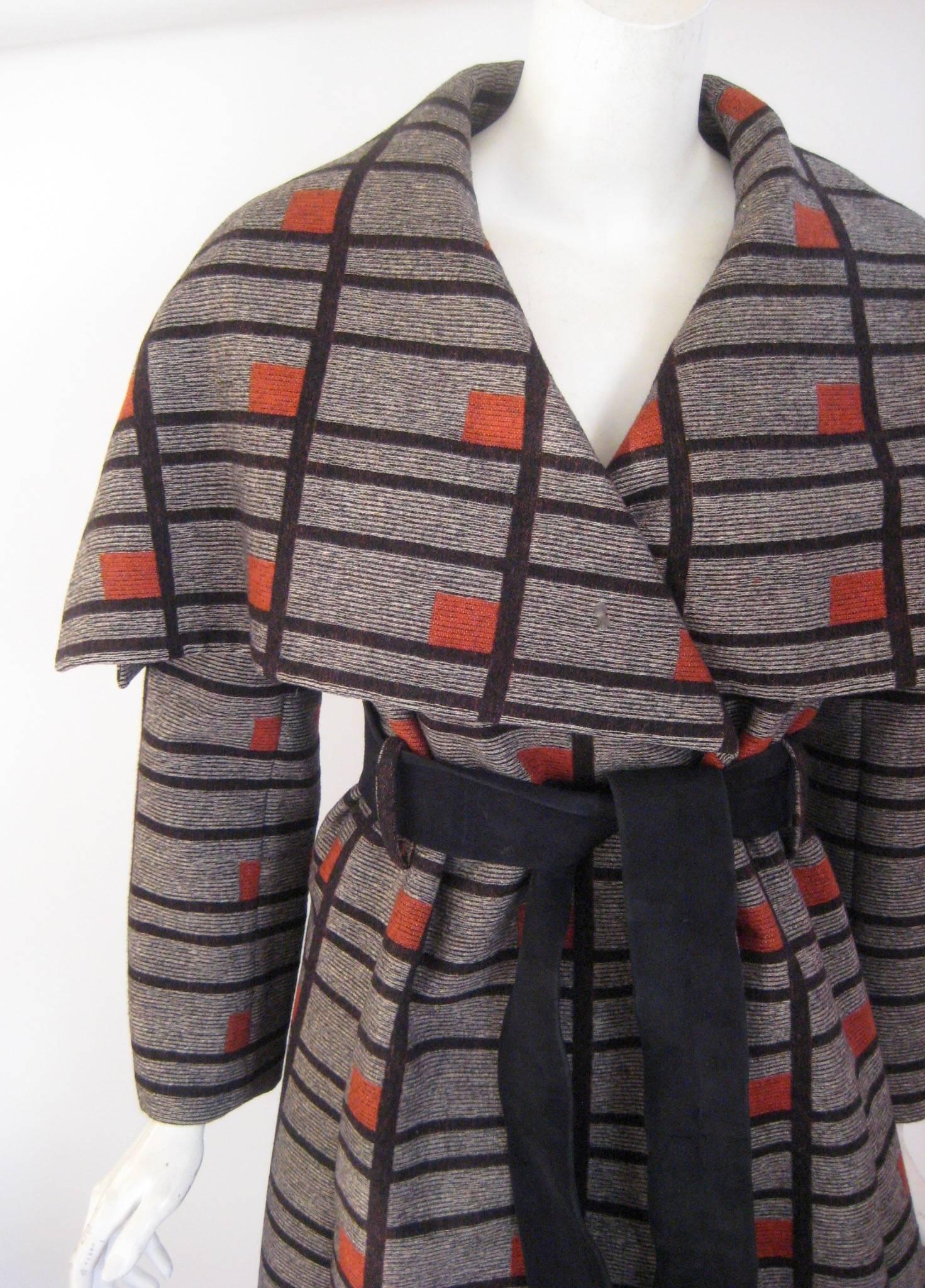 1960s Christian Dior New York Wrap Coat 4