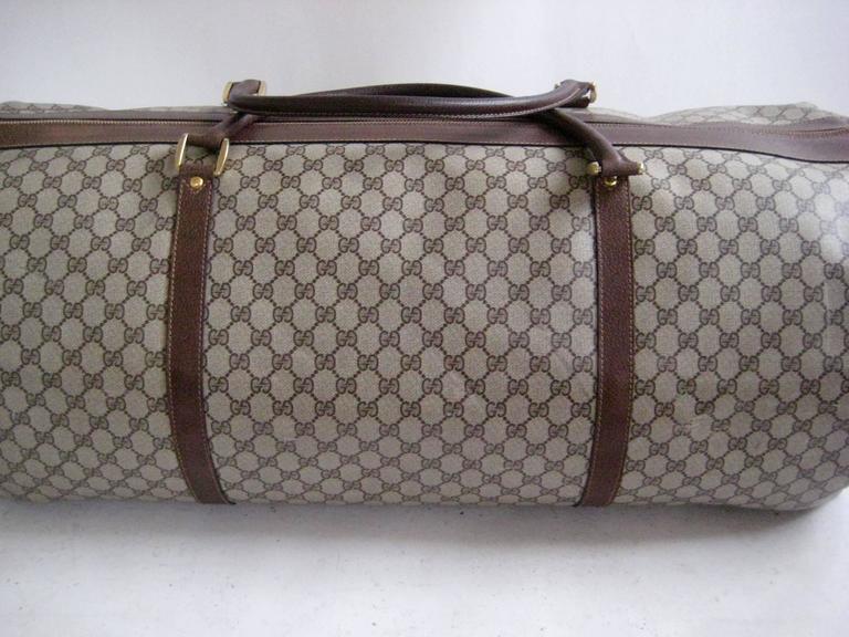 Vintage Gucci 24 Large Overnight Duffle Bag at 1stDibs
