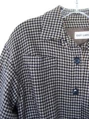 1980s Guy La Roche Houndstooth Cashmere Bomber Jacket