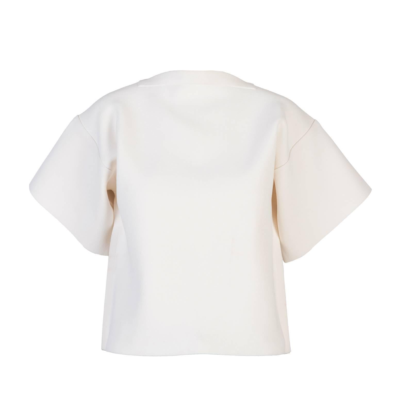 Maison Martin Margiela Heavy Knit Structured Top For Sale