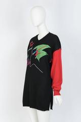 Kansai Yamamoto Embroidered Knit Tunic