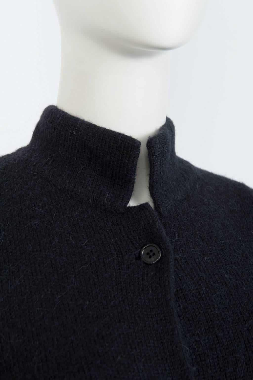 Women's Ann Demeulemester Side Split Knit Tunic Coat For Sale