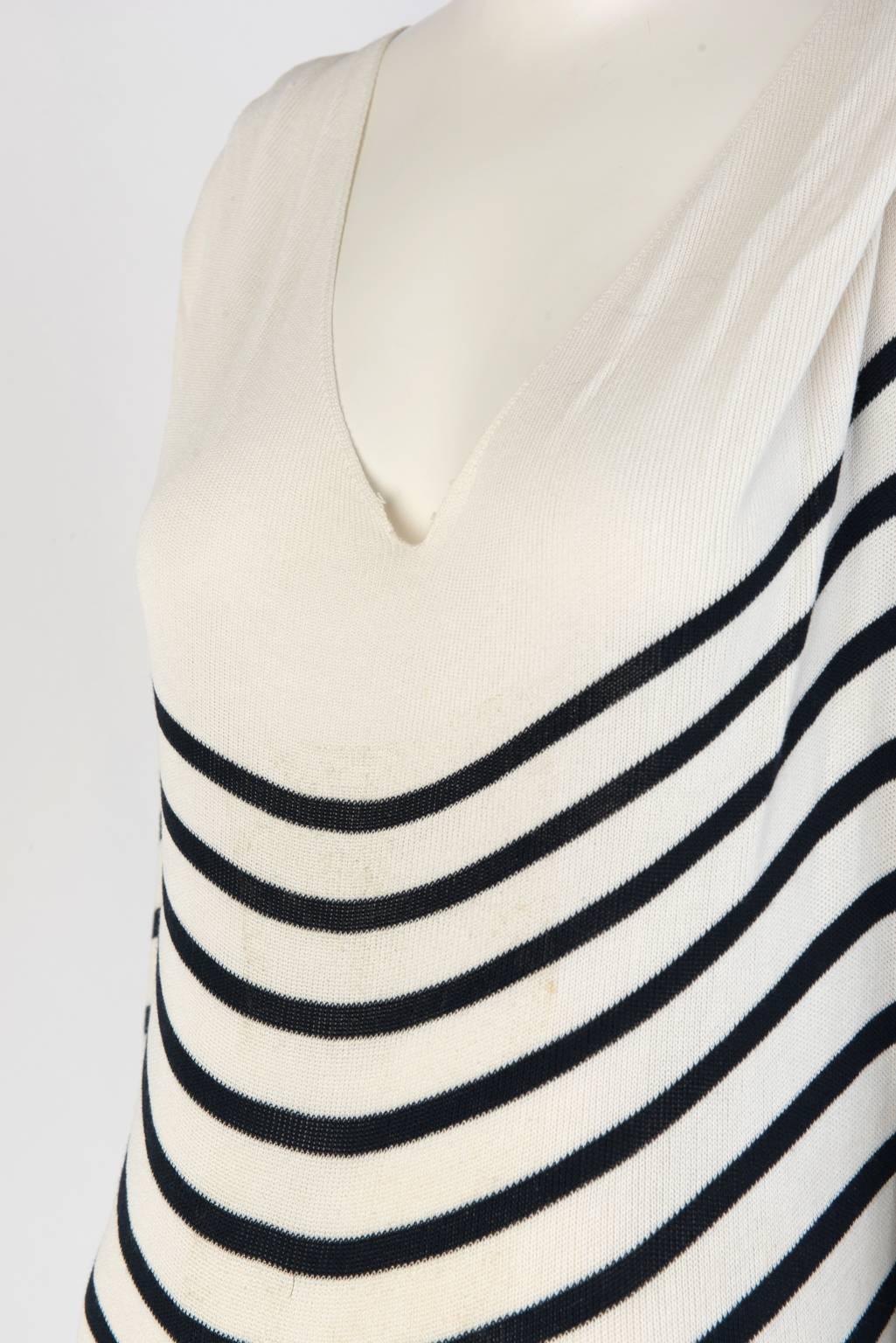 Women's Jean Paul Gultier Striped Hoodie Dress For Sale