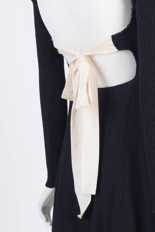 Celine Backless Knit Dress at 1stDibs