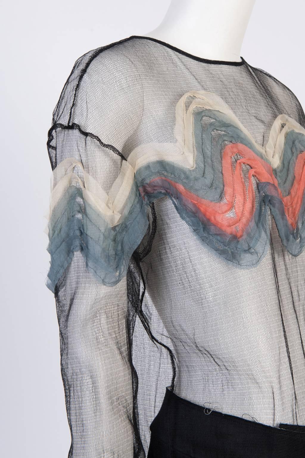 Jean Paul Gaultier Wave Blouse 1