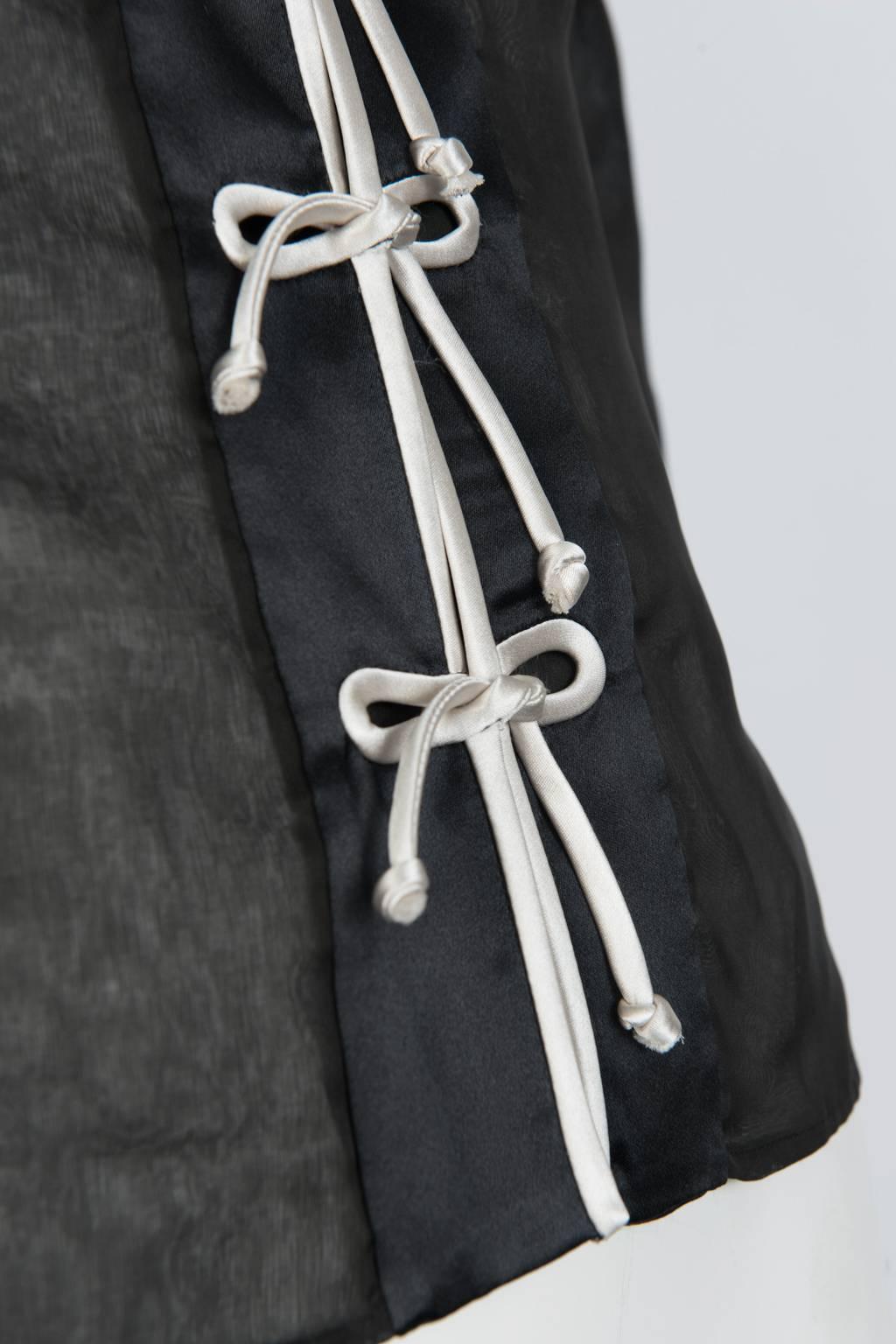Yves Saint Laurent Silk Victorian Inspired Blouse 1