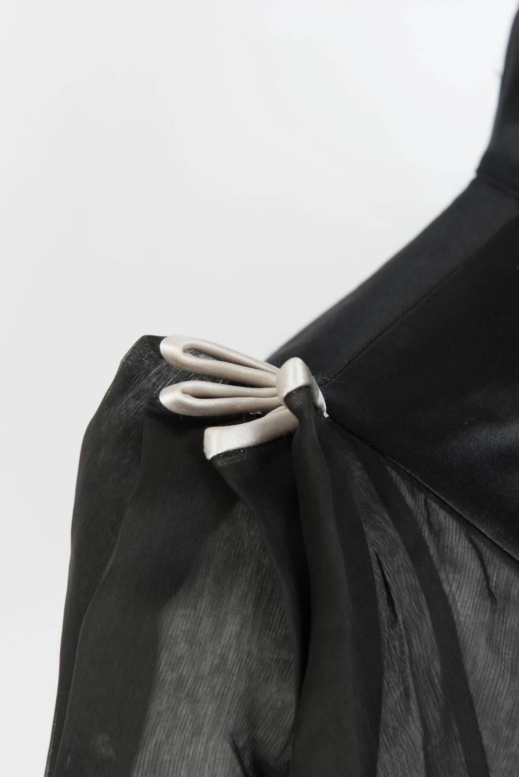Yves Saint Laurent Silk Victorian Inspired Blouse 3