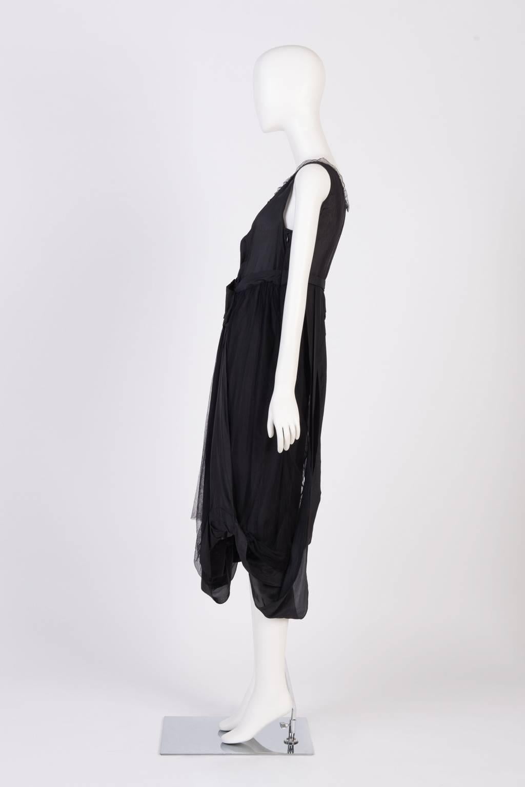 Black Sharon Wauchob Layered Tulle Dress For Sale