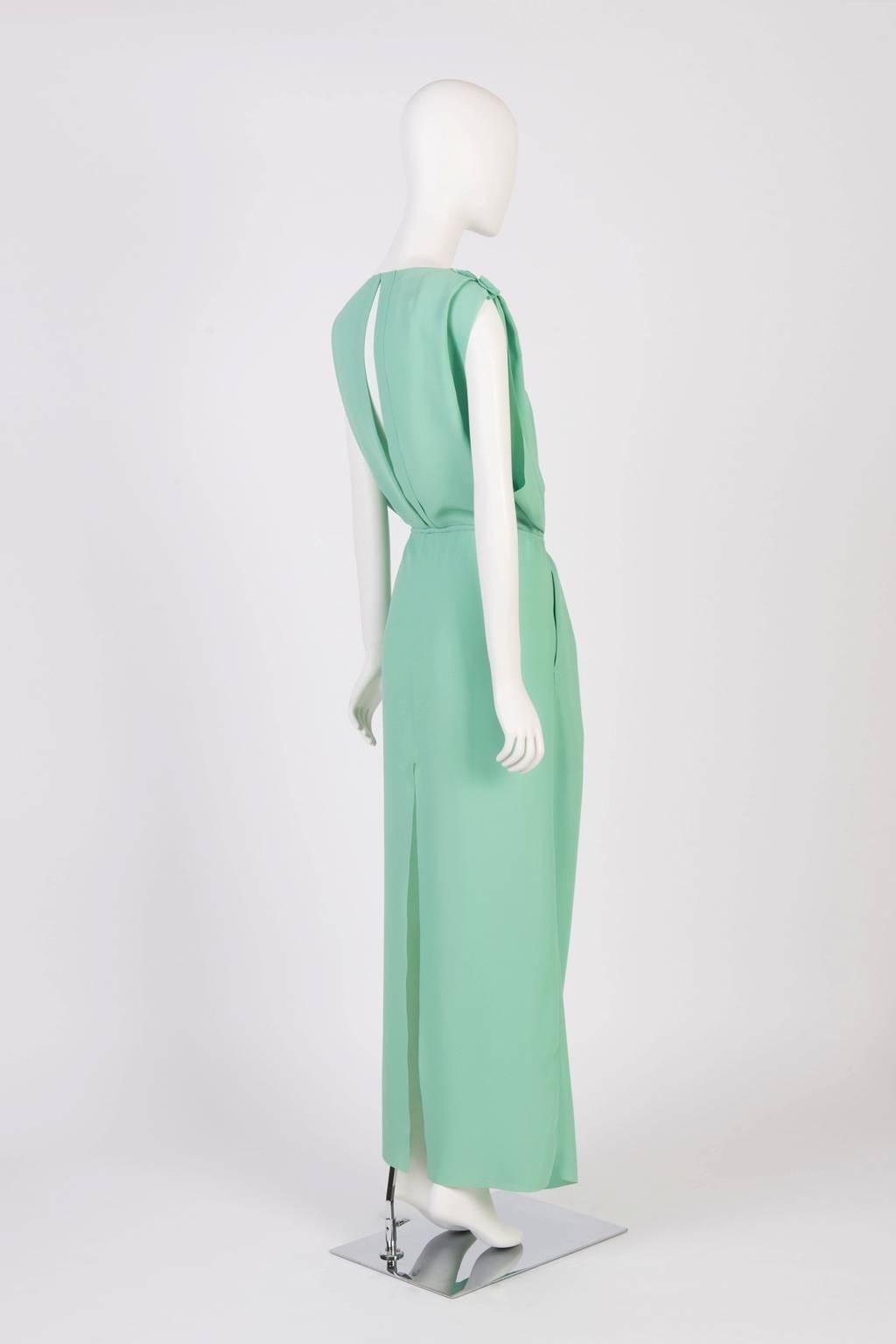 Blue Acne Mint Oversized Sleevless Dress  For Sale
