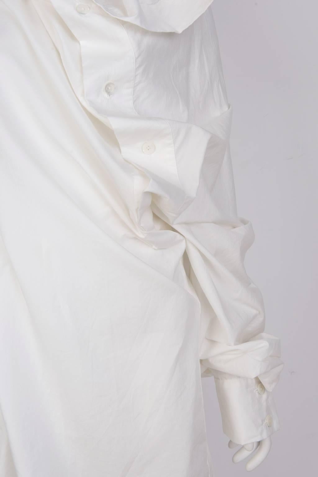 Women's VIVIENNE WESTWOOD White Cotton Mini Dress For Sale