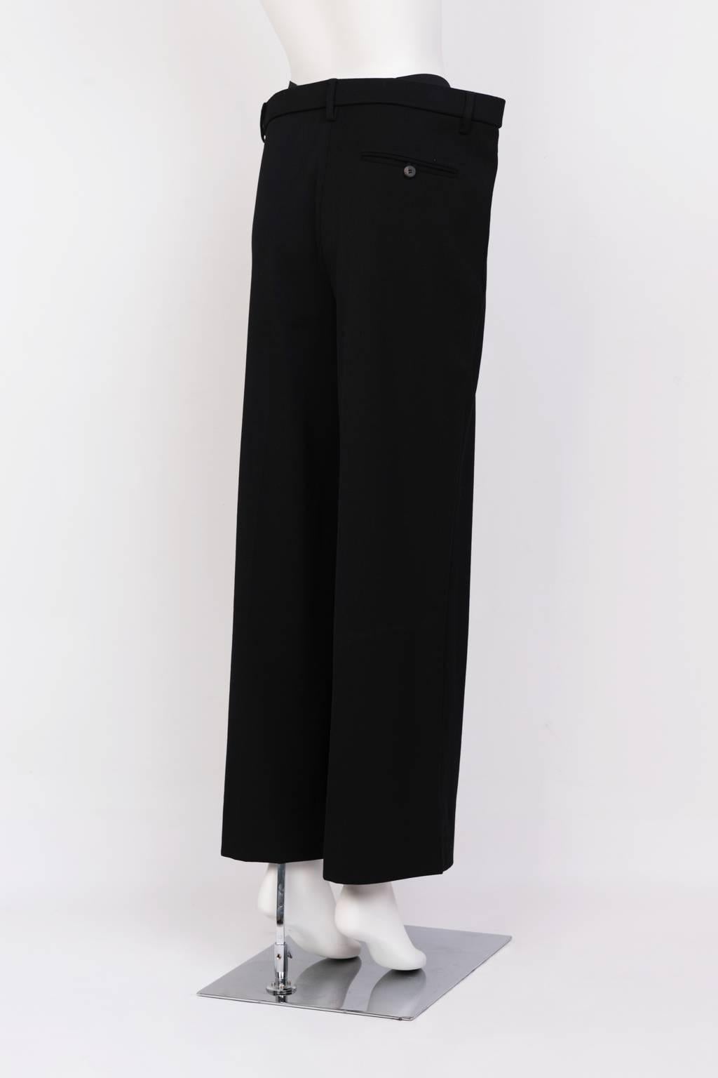 MAISON  MARGIELA Tailored Wide Leg Trousers In Excellent Condition For Sale In Xiamen, Fujian