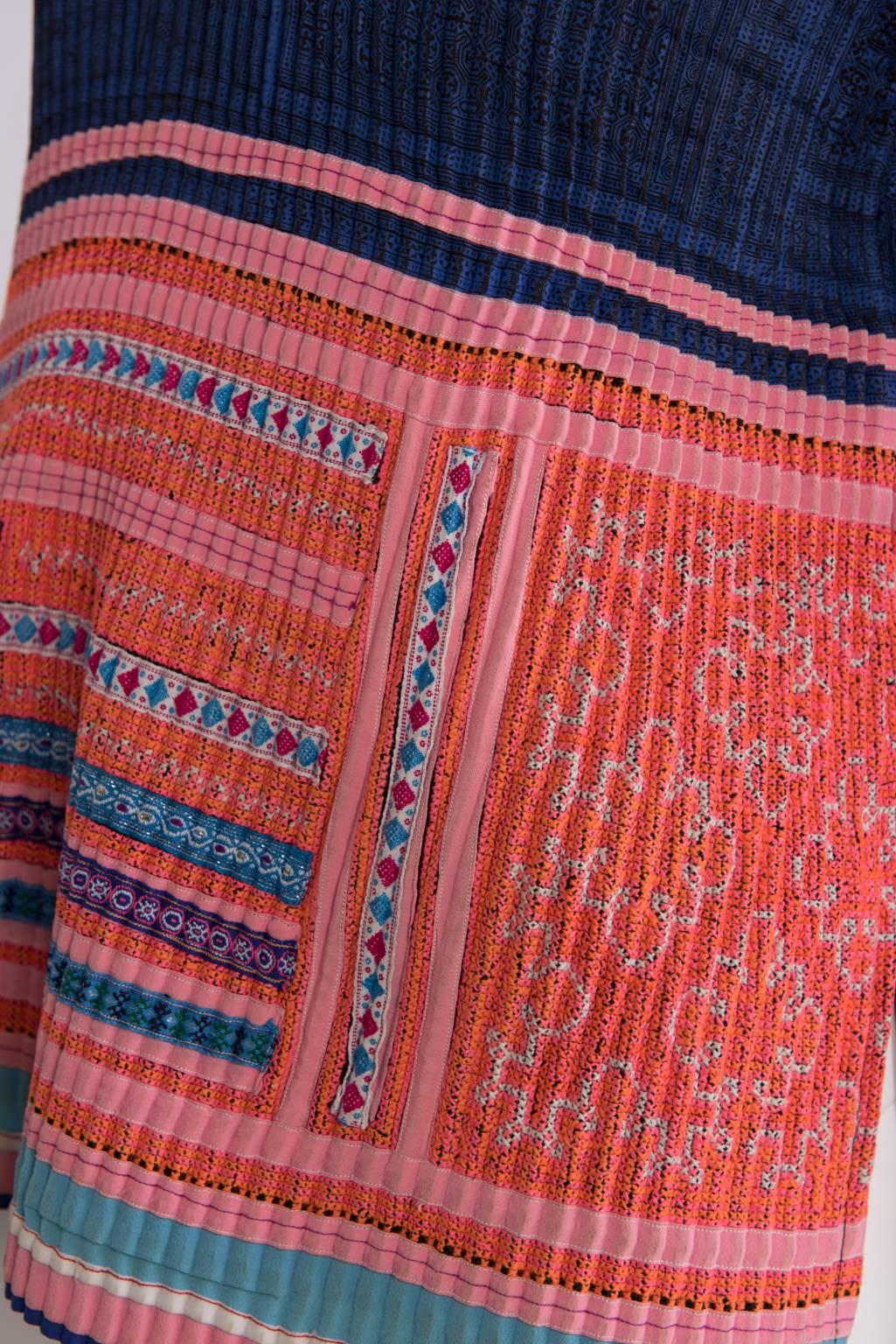Hand Woven Bohemian Blouse For Sale 1