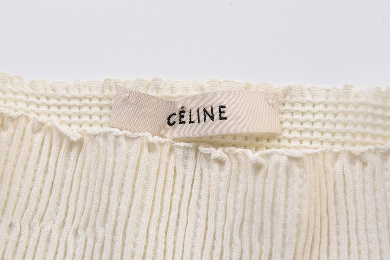 PHOEBE PHILO For CÉLINE Knit Top For Sale 3