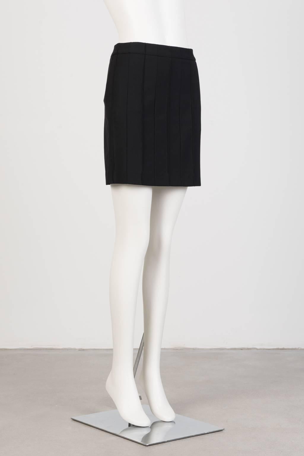 Black Martin Margiela Short Skirt For Sale