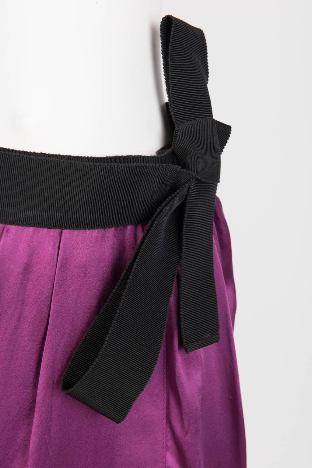 Philosophy Silk Wrap Skirt For Sale 2