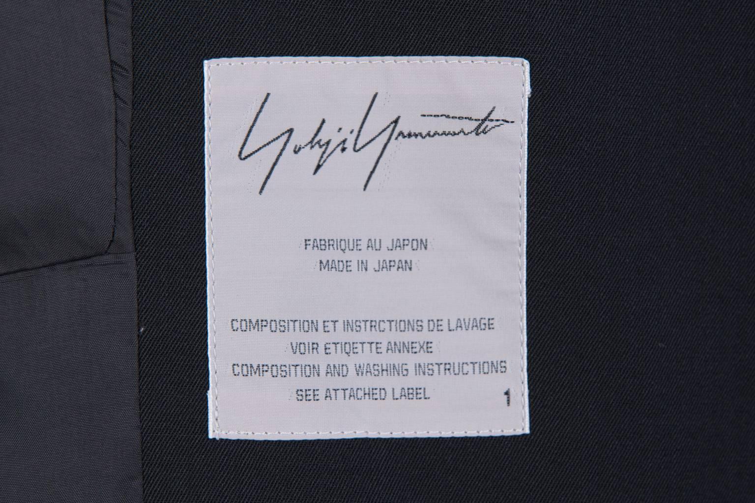 Yohji Yamamoto Asymmetrical Blazer  1