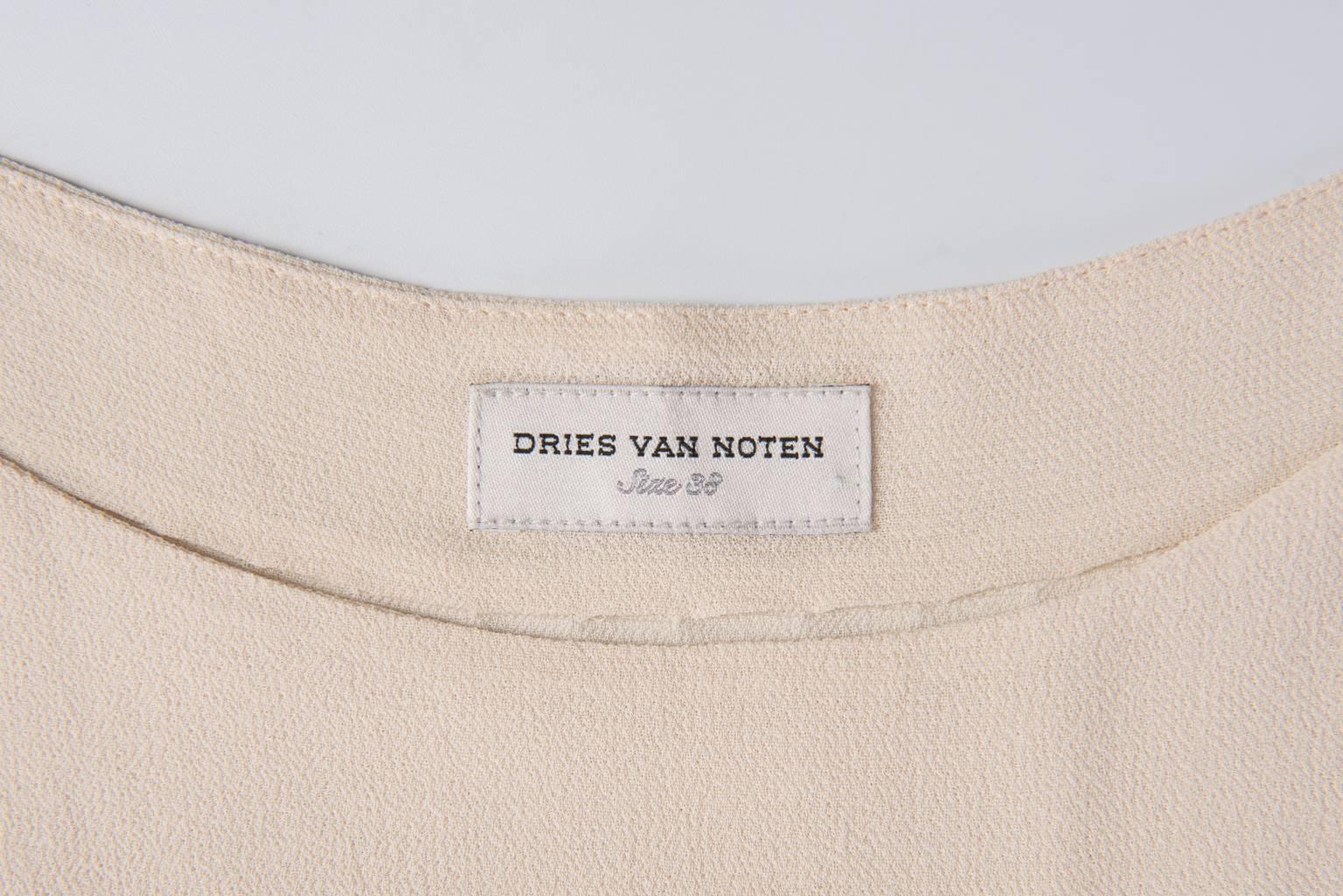 Dries Van Noten Crepe T-Shirt For Sale 2