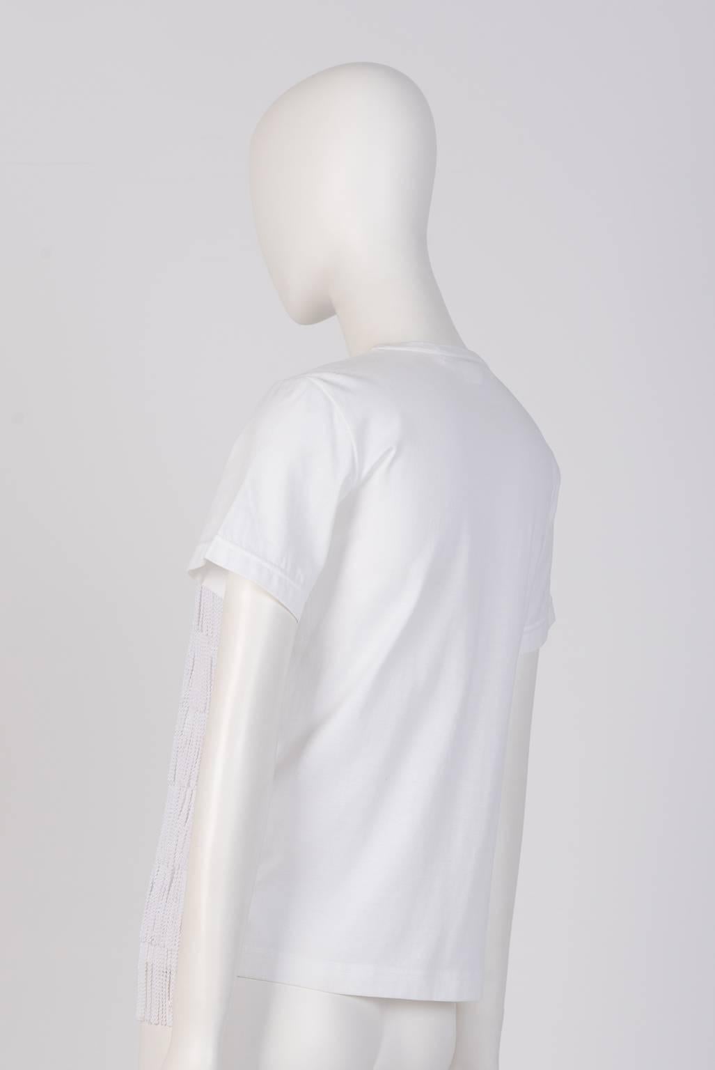 Gray Junya Watanabe Tassel T-shirt For Sale