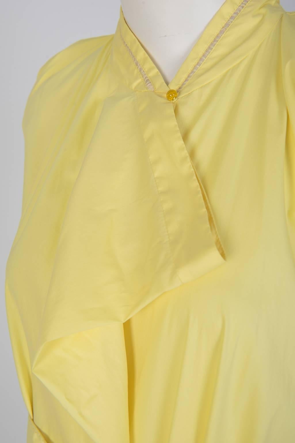  ZAC POSEN Yellow Sun Dress For Sale 1