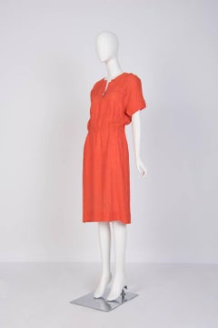 Vintage Summer Elasticized-Waist Dress