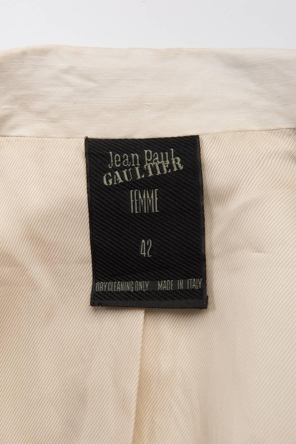 Jean Paul Gaultier Strong Shoulder Jacket For Sale 4