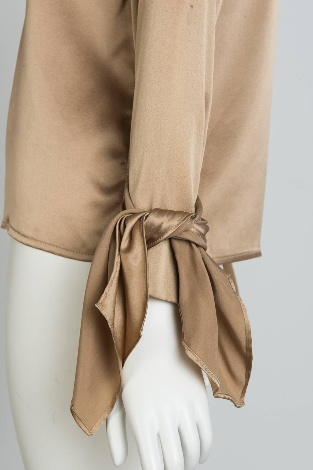 Women's Yves Saint Laurent Silk Blouse For Sale