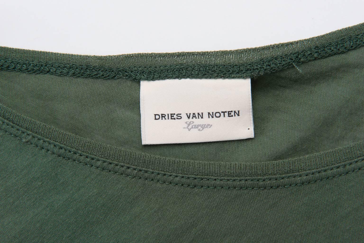  Dries Van Noten Cotton Top For Sale 4