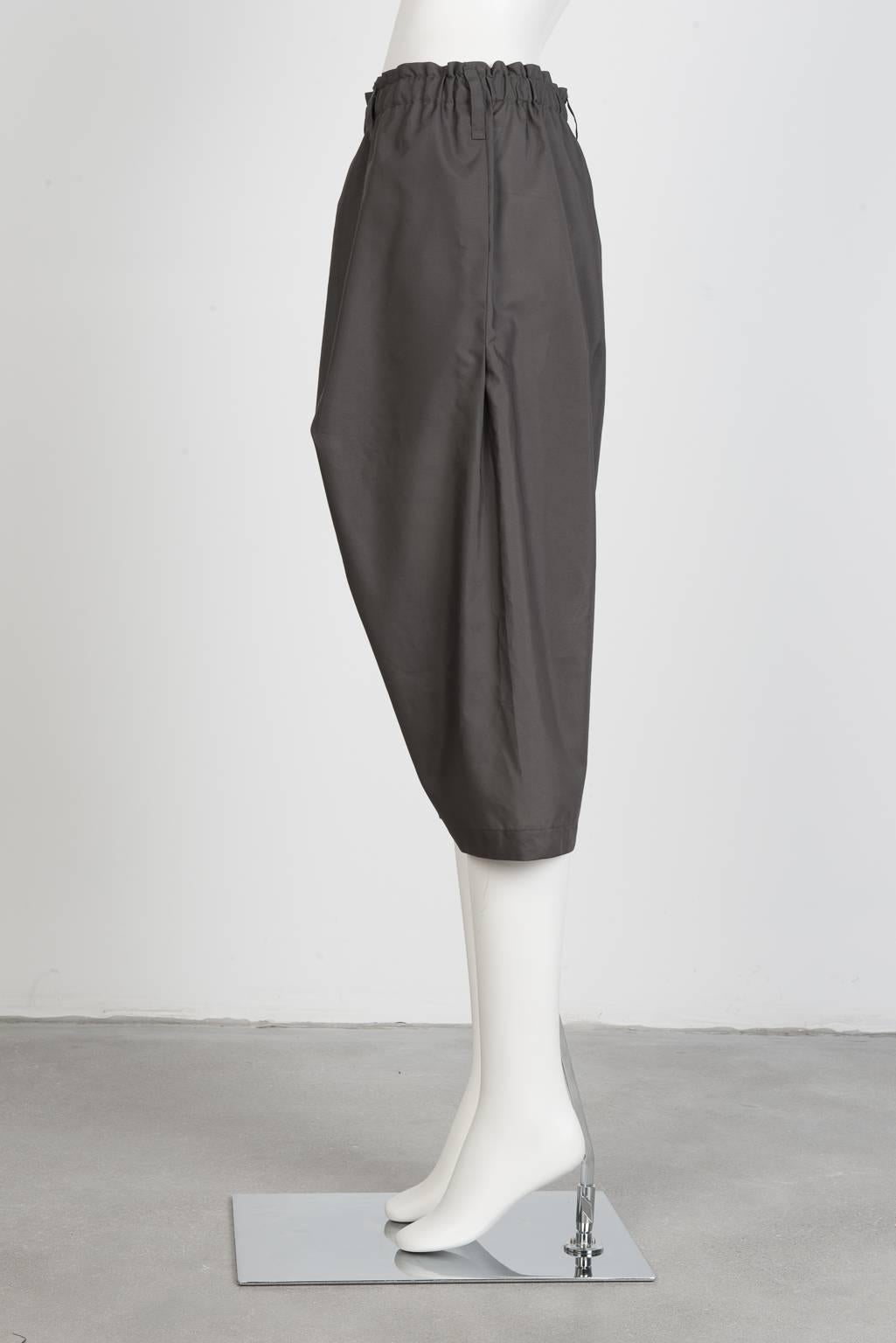 Black Issey Miyake Drop Crouch Pant For Sale