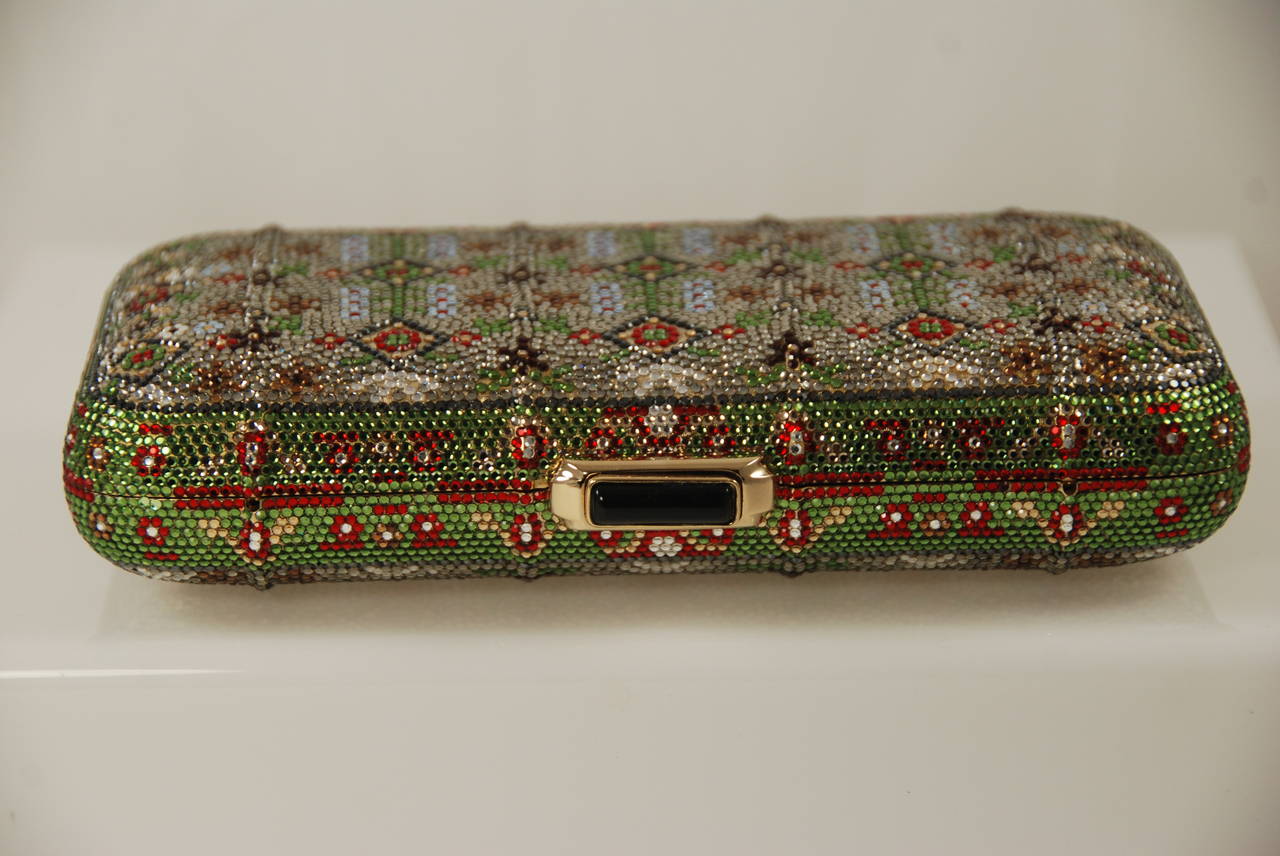 Women's 1980s Judith Leiber Persian Carpet Minaudiere