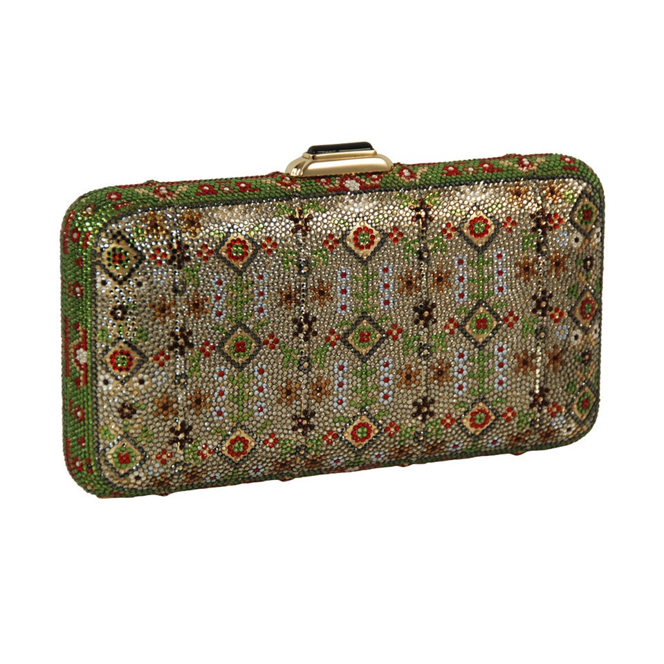 1980s Judith Leiber Persian Carpet Minaudiere