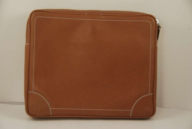 Brown Marc Jacobs Leather Tablet Case For Sale