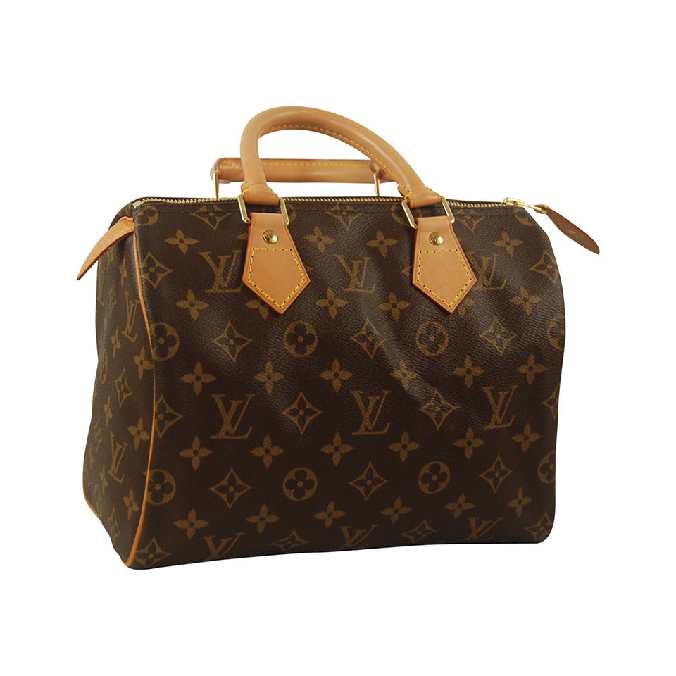 Louis Vuitton Monogram Canvas Speedy 25 with Lock