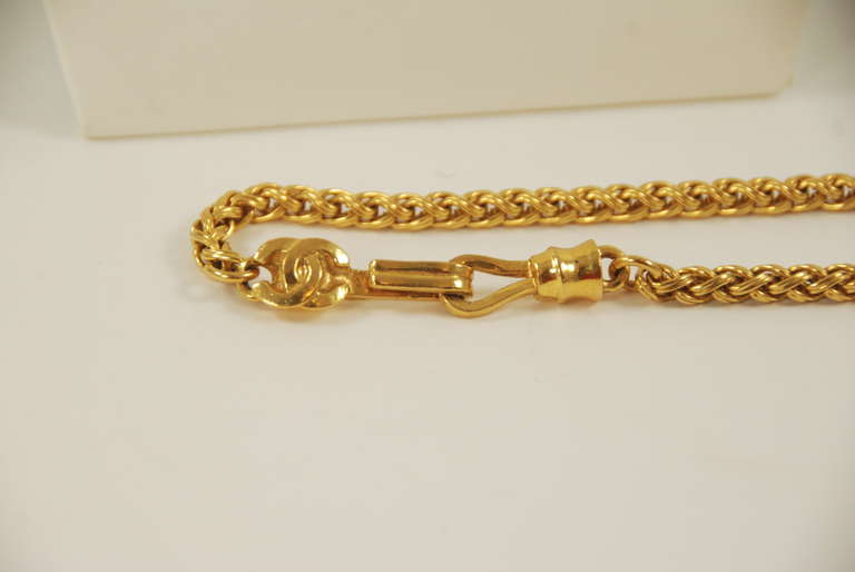 1990s Chanel Chain  Necklace In Excellent Condition In New York, NY