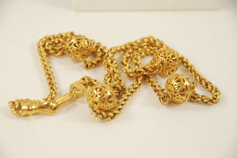 1990s Chanel Chain  Necklace 1