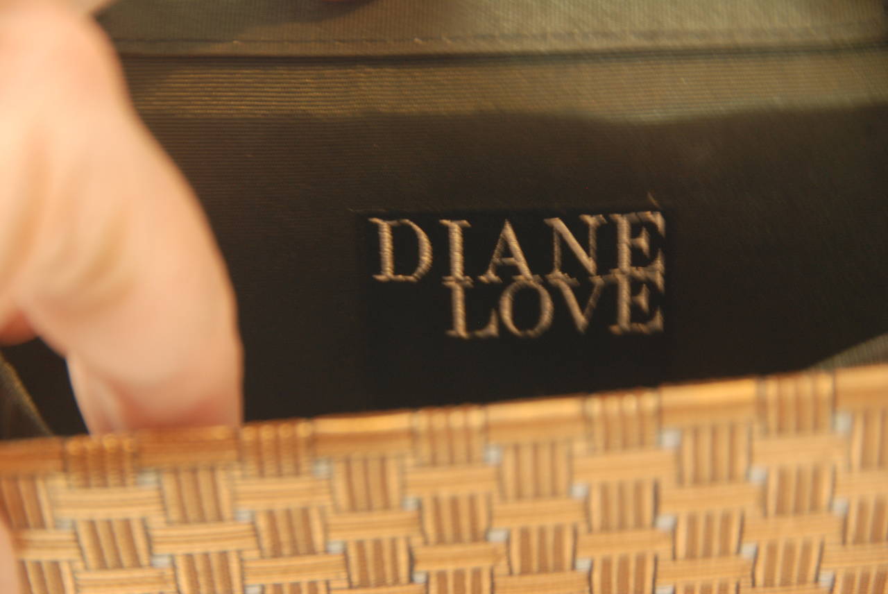 Women's 1970s Diane Love Brocade Evening Bag For Sale