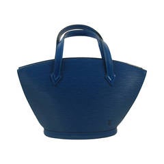 Louis Vuitton Blue Epi Leather St. Jacques Bag